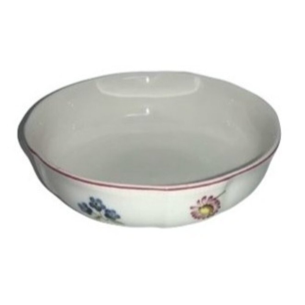 Villeroy & Boch Petite Fleur Vitro-Porcelain 4.25" Round Floral Dish Microwave &